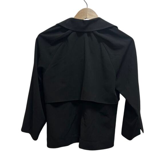 Walter Blk Open Blazer 12 Unlined Coquette Feminine Boho Indie Retro Minimalist - Picture 4 of 6
